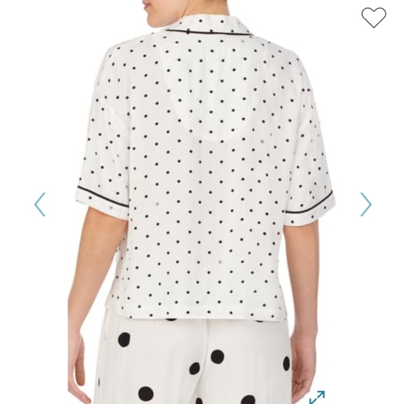 Refinery 29 Piera Crop Pajama Top - Picture 4 of 5